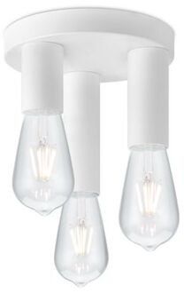Home Sweet Home Moderne Led Plafondlamp Marna 3 Lichts - Wit - Rond