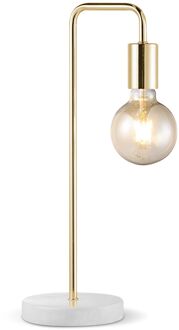 Home Sweet Home tafellamp Noble - Brons - 20,3|20,3|40cm - bedlampje Goud