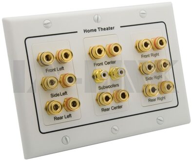 Home Theater 8.2 Surround Sound Speaker Banaan Muur Plaat