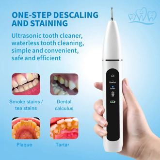 Home Ultrasonic Dental Scaler Tooth Cleaner Sonic Dental Calculus Remover Dental Scaling Tools Led Electric Portable Scaler