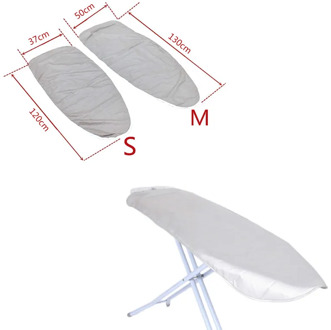 Home Universal Silver Coated Padded Ironing Board Cover Heavy Heat Reflective Scorch Resistant 120*37cm/130*50cm