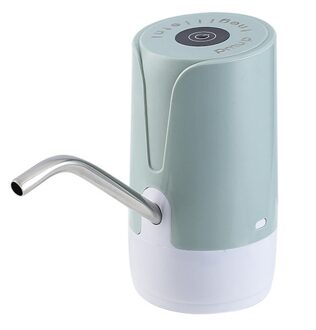 Home Water Fles Pomp Mini Barreled Water Elektrische Pomp Usb Charge Automatische Draagbare Water Dispenser Drink Dispenser groen