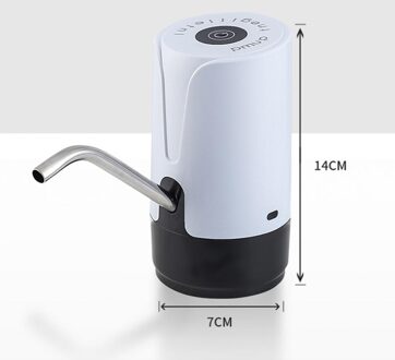 Home Water Fles Pomp Mini Barreled Water Elektrische Pomp Usb Charge Automatische Draagbare Water Dispenser Drink Dispenser wit