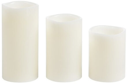 Home@Styling - Tafellamp - LED kaarsen met afstandsbediening - Set 3 stuks