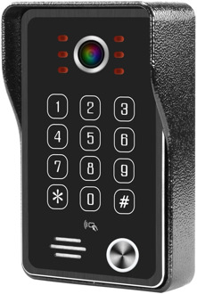 HomeFong Video Doorbell 1080P for Video Intercom Wired Outdoor 140° Wide Angle Night Vision Support Swiping Card Password Unlock