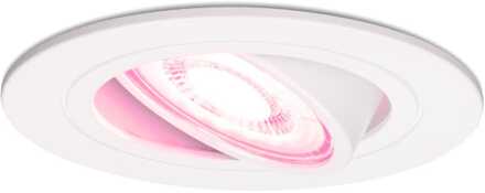 Homeylux® Smart WiFi LED inbouwspot Wit Pittsburg dimbaar RGBWW - kantelbaar - IP20 - 400lm - Bedienbaar via Homeylux® App - Google Home en Amazon Alexa