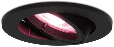 Homeylux® Smart WiFi LED inbouwspot Zwart Oslo dimbaar RGBWW - kantelbaar - IP20 - 400lm - Bedienbaar via Homeylux® App - Google Home en Amazon Alexa