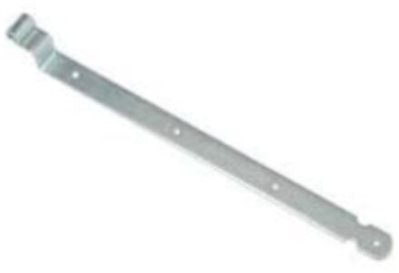 HomingXL Duimheng met bocht 16 mm | Verzinkt | 650 x 45 mm Aluminium