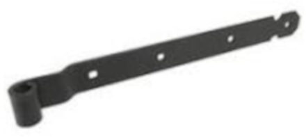 HomingXL Duimheng met bocht 16 mm | Zwart gepoedercoat | 650 x 45 mm