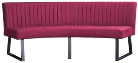 HomingXL Eetkamerbank - Hengelo - geschikt voor ovale tafel 200 cm - stof Element fuchsia 19 Roze