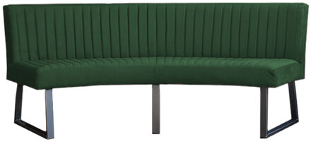 HomingXL Eetkamerbank - Hengelo - geschikt voor ovale tafel 200 cm - stof Element groen 12