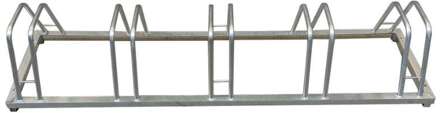 HomingXL Fietsenrek - Vuurverzinkt - 157 x 40 x 29 cm Nikkel