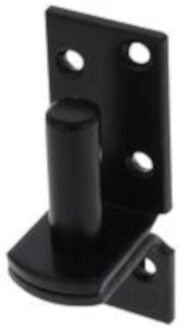 HomingXL Plaatduim 16 mm | Zwart gepoedercoat | 100 x 40 mm