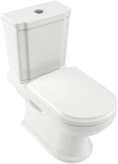 Hommage duobloktoilet diepspoel CeramicPlus zonder reservoir PK, wit alpine