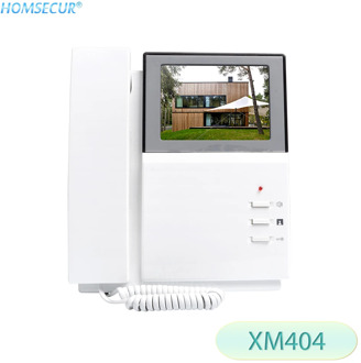 HOMSECUR XM404 4.3" LCD Video Intercom Doorbell Video Door Phone System Two-way Audio with Handset