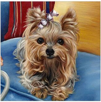 Hond 5D Diy Diamant Schilderij Borduurwerk Steentjes Kruissteek Kit Home Decor Handcrafts