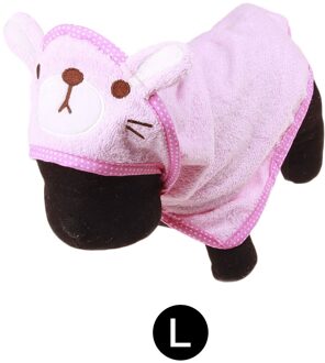 Hond Absorberende Handdoek Leuke Hond Handdoek Zachte Drogen Bad Huisdier Handdoek Voor Hond Kat Hoodies Puppy Super Absorberende Badjassen 03 / L