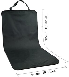 Hond Auto Seat Cover Waterdichte Opvouwbare Hangmat Draagbare Hond Matten Anti-Kras Auto Rear Back Seat Mat Voor kleine Middelgrote Honden 106x49cm