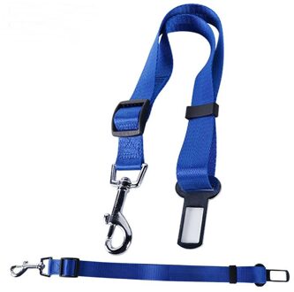 Hond autogordel leash hond vaste huisdier auto levert multi-color optionele rijden met huisdieren is handiger Blauw