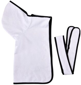 Hond Badhanddoek Super Absorberende Capaciteit Reiniging Zachte Huisdier Badjas Badjas Warm Animal Pyjama Badjas Kleding Grooming Supplies wit / L