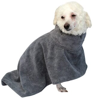 Hond Badjas Huisdier Drogen Handdoek Hond Bad Handdoek Voor Kleine Medium Grote Honden 400g Microfiber Super Absorberende Mantel bad Handdoeken A-bath towels / XS