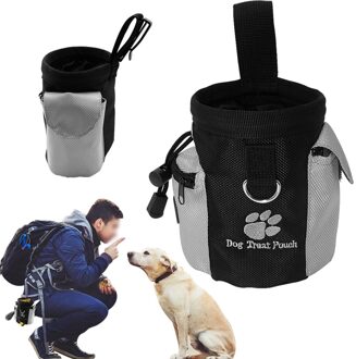 Hond Behandelt Zak Draagbare Outdoor Hond Gehoorzaamheid Agility Training Tas Afneembare Feed Opslag Pocket Puppy Aas Snack Taille Zakken