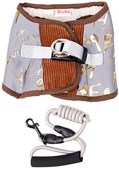 Hond Borstband Hond Harnas Huisdieren Accessoires Lam Fluwelen Gewatteerde Huisdier Borst Harnas Reflecterende Veiligheid Touw Voor Lopen Honden chocola / S