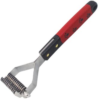 Hond Borstel Kam Dematting Grooming Deshedding Trimmer Tool Huisdieren Kat Haar Bont Verwijdering Kwasten Metalen Hark 10/13 /17 Blades 13 Cutter