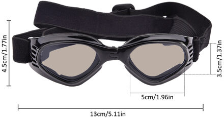 Hond Bril Leuke Hond Sunglass Hartvormige Zonnebril Pet Goggles Eye Wear Puppy Oogbescherming Pet Grooming accessoires zwart