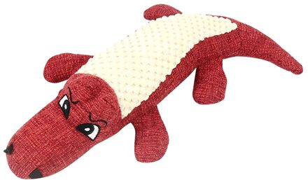 Hond Chew Piepend Speelgoed Voor Kleine Honden Franse Bulldog Pug Piepende Speelgoed Pet Shop Hond Acessorios Huisdieren Levert Honden speelgoed rood