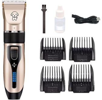 Hond Clippers Geluidsarme Huisdier Scheerapparaat Oplaadbare Hond Trimmer Draadloze Pet Grooming Tool Kat Dier Haar Snijder Trimmer Kapsel 01