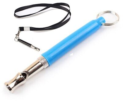 Hond Fluitje Verstelbare Training Fluitje Met Touw Stop Barking Recall Training-Professionele Honden Training Fluitjes Voor Honden Blauw