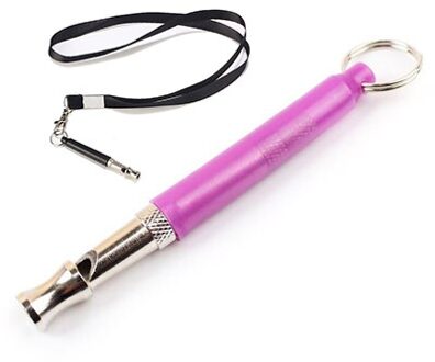 Hond Fluitje Verstelbare Training Fluitje Met Touw Stop Barking Recall Training-Professionele Honden Training Fluitjes Voor Honden Paars