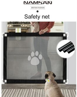 Hond Footprint Kat Screen Window Deur Huisdier Deur Veiligheid Afsluitbare Magnetische Scherm Outdoor Hond Kat Bite-Proof Venster deur Huis groot hond door