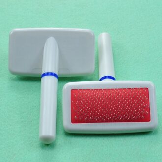 Hond Gelikter Borstel Professionele Huisdier Schoonmaken Tool Pet Grooming Borstel Hond Kam Met Handvat Hond Kat Haar Naald Borstel Gelikter