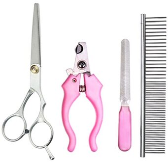 Hond Grooming professionele kappers schaar Elektrische Trimmer Oplaadbare Low-noise Scheren Machine Grooming Tool Set nail clipper
