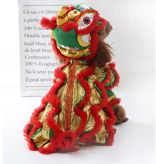 Hond Halloween Kostuum Voor Kleine Middelgrote Honden Kleding Luxe Fancy Dress Van Halloween Kerst Pak Voor Hond Kerst Kleding Pug M / scharlaken