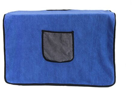 Hond Handdoek Super Absorberende Hond Badjas Microfiber Badhanddoeken Sneldrogend Kat Badhanddoek blauw