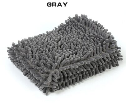 Hond Handdoek Voor Medium Honden Katten Ultra Absorberende Microfiber Hond Bad Toweld Droge Handdoek Met Hand Zakken Sneldrogend Stofdicht grijs / M 76x20cm