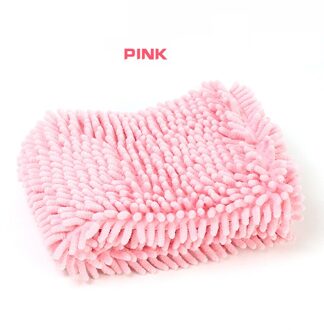 Hond Handdoek Voor Medium Honden Katten Ultra Absorberende Microfiber Hond Bad Toweld Droge Handdoek Met Hand Zakken Sneldrogend Stofdicht Roze / M 76x20cm