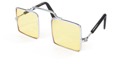 Hond Huisdier Glazen Voor Huisdier Producten Eye-Wear Hond Huisdier Zonnebril Foto Props Accessoires Dierbenodigdheden Kat Bril Kitty speelgoed geel