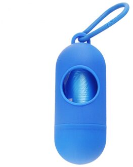 Hond Kak Tas Veilig Niet Giftig Vuilnis Hond Afval Garbage Dispenser Case Met Een Roll Kak Tassen Huisdieren Schoonmaken levert Blauw