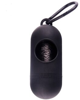 Hond Kak Tas Veilig Niet Giftig Vuilnis Hond Afval Garbage Dispenser Case Met Een Roll Kak Tassen Huisdieren Schoonmaken levert zwart