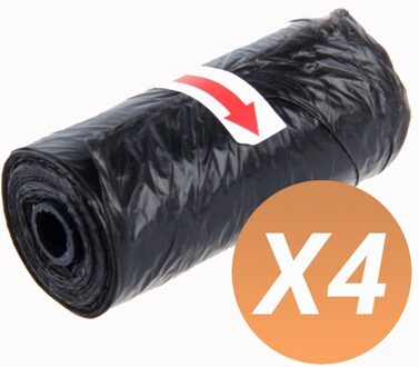Hond Kak Tassen Wc Tas Rollen Voor Uitwerpselen Met Dispenser Hond Kak Zakken Niet Giftig Plastic Packs 4 rolls (80 bags)