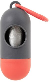 Hond Kak Zak Dispenser Huisdier Zak Afval Portable Milieuvriendelijke Voor Hond Schoonmaken Zakken Duurzaam Vuilniszakken Voor Honden Katten Huisdier levert grijs