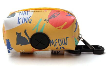 Hond Kak Zak Dispenser Reizen Outdoor Opvouwbare Kak Scoop Clean Pick Up Dier Afval Afval Picker Reinigen Huisdier Producten geel