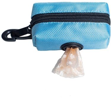 Hond Kak Zakken Huisdier Afval Vuilniszakken Biologisch Afbreekbaar Outdoor Carrier Houder Dispenser Clean Pick Up Gereedschap Huisdier Accessoires blauw