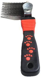 Hond Kam Borstel Groomer Hark Borstel Voor Honden En Katten Professionele Huisdier Kam Hair Remover Brush Deshedding Tool
