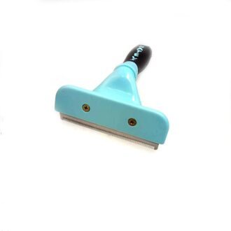 Hond Kam Haar Deshedding Grooming Huisdier Kam Voor Kat Grooming Brush Tool Ontharing Cleaning blauw / S