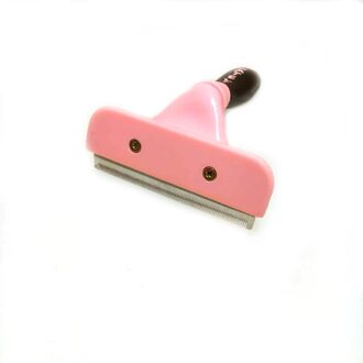 Hond Kam Haar Deshedding Grooming Huisdier Kam Voor Kat Grooming Brush Tool Ontharing Cleaning roze / M